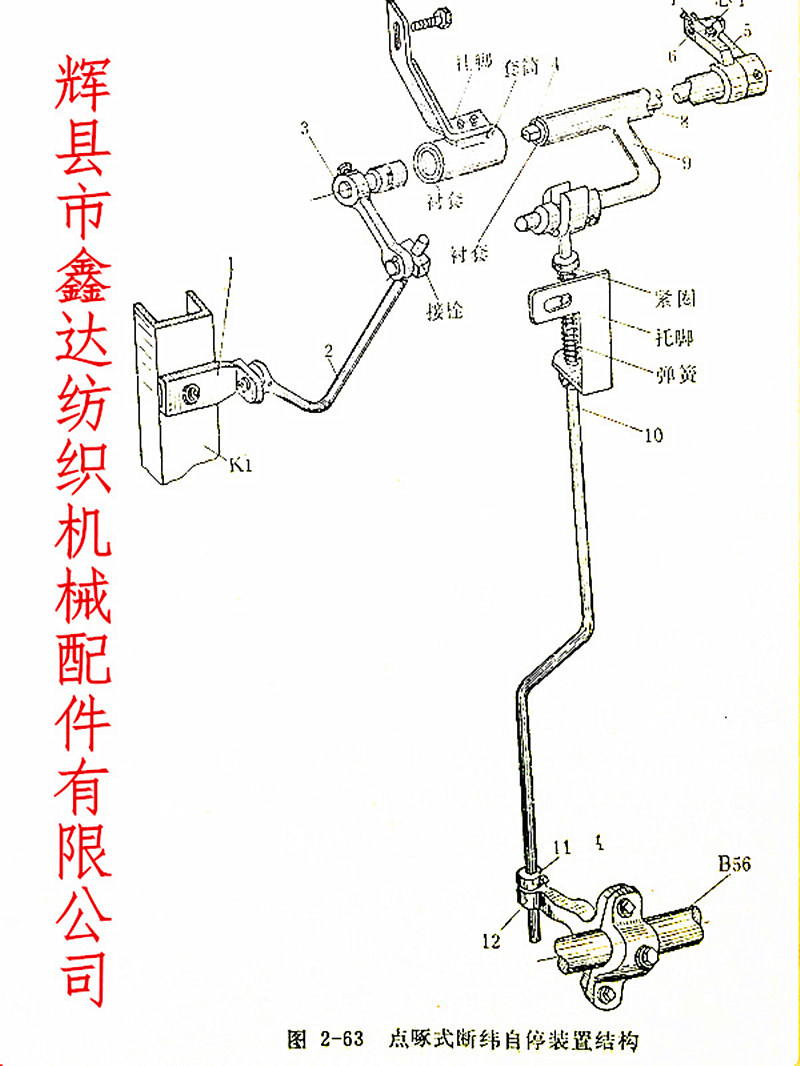 Point Pecking Type Broken Latitude Stop Structure Diagram
